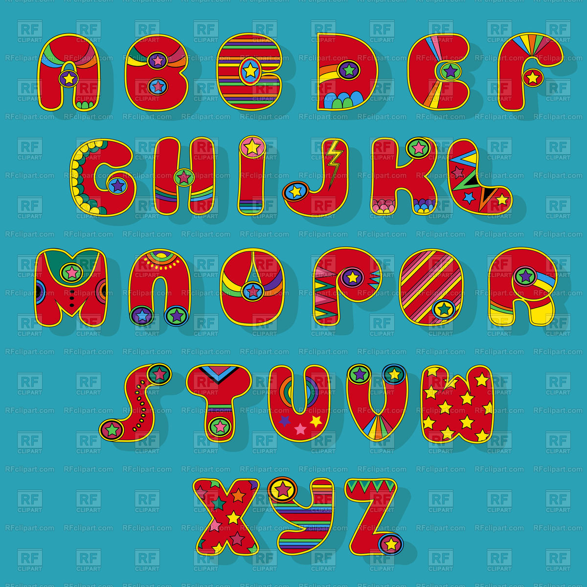 1200x1199 Superhero Font Alphabet On Blue Background Free Vector Image