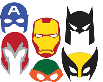 340x270 Superhero Mask Clipart