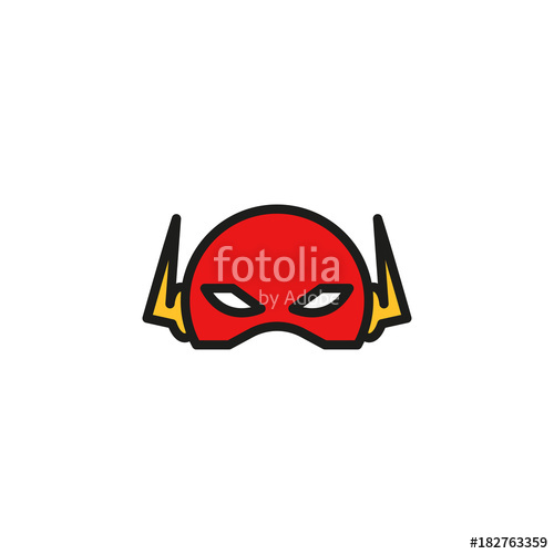 500x500 Comic Superhero Mask. Stock Image And Royalty Free Vector Files