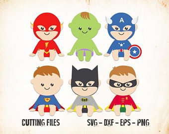 340x270 Superhero Vector Etsy