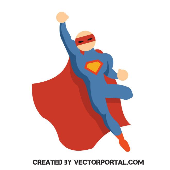 660x660 Superhero Vector Image