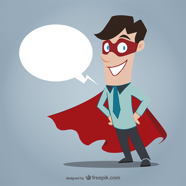 626x626 Office Superhero Vector Free Download