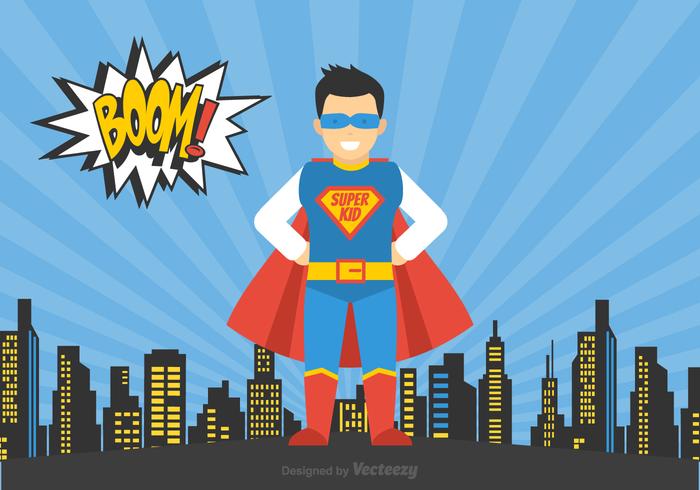 700x490 Superhero Free Vector Art