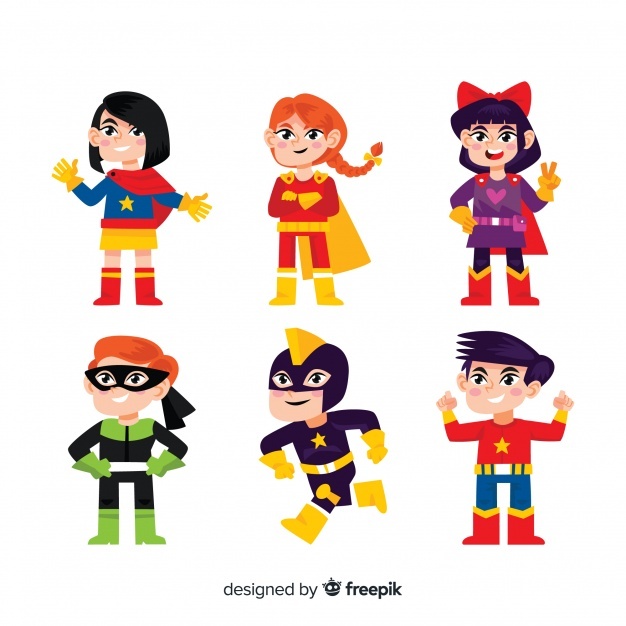 626x626 Cartoon Superhero Clipart Free All About Clipart