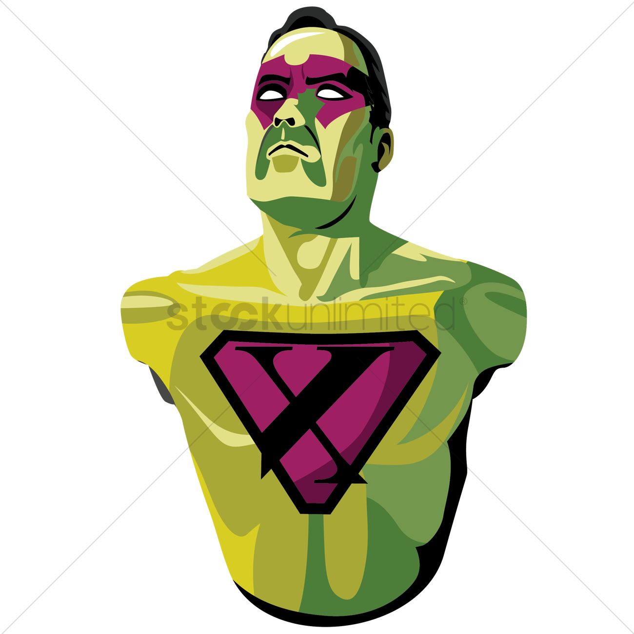 1300x1300 Superhero Vector Image