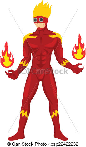 275x470 Superhero. Cartoon Illustration Of A Superhero In Cool Suit.