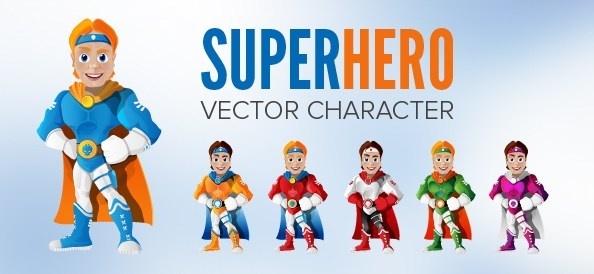 594x274 Vector Superheroe Free Vector Download (37 Free Vector) For