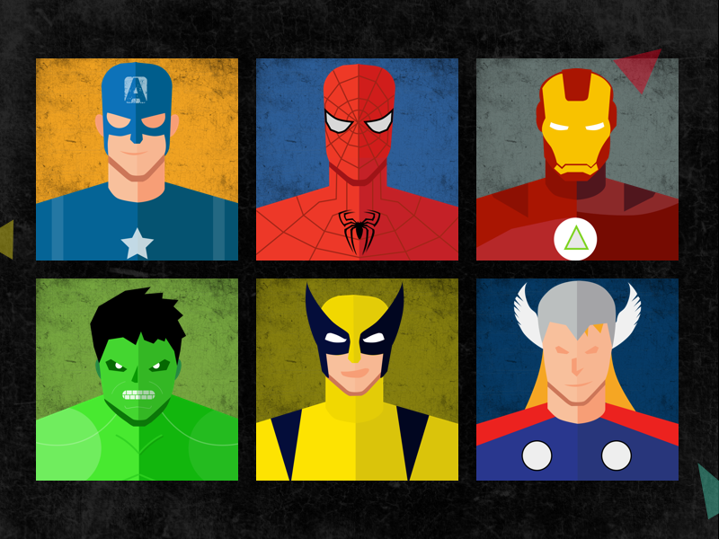 Superheroes Vector at GetDrawings | Free download