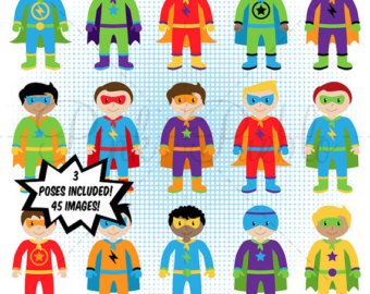 340x270 Superhero Vector Etsy