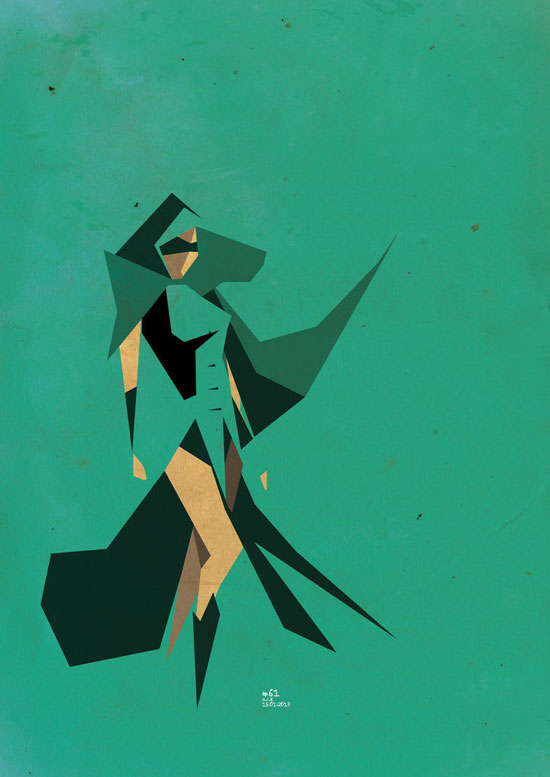 550x777 Collection Of Vector Posters With Superheroes And Villains