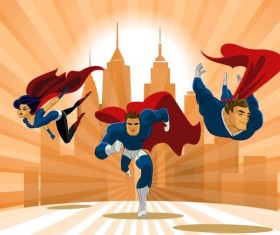 280x235 Superhero Vector