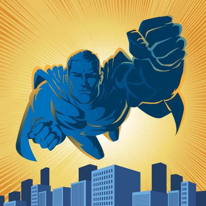 660x660 Superhero Vector Illustration Free Vectors Ui Download