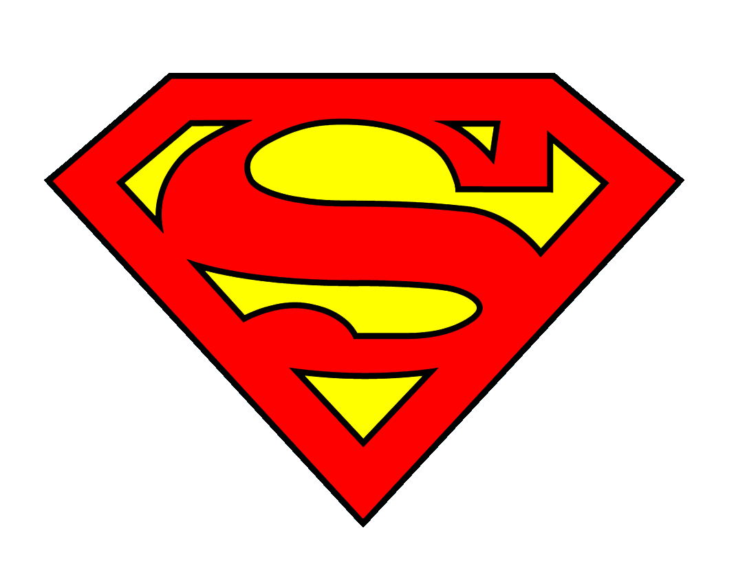 1070x832 Superman Logo Vector Clipart