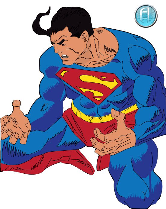 551x692 Superman Vector By Arthurwin