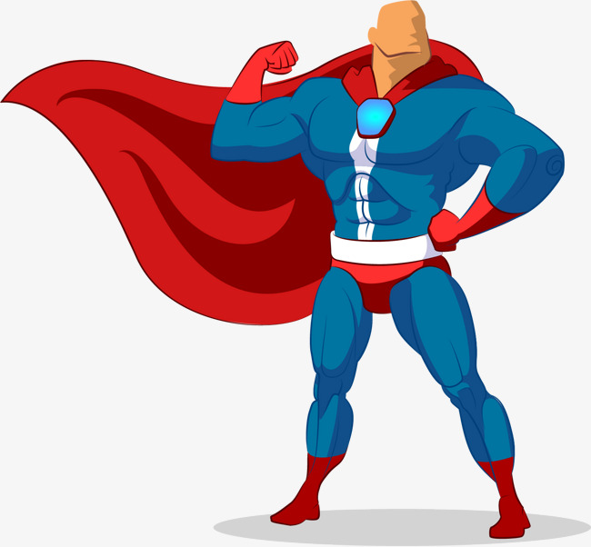 650x602 Vector Painted Superman, Superman Vector, Vector, Hand Painted Png