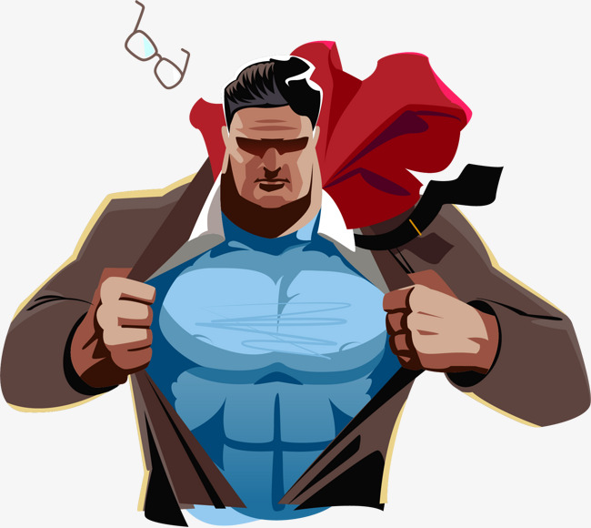 650x580 Vector Painted Undress Superman, Superman Vector, Vector, Hand