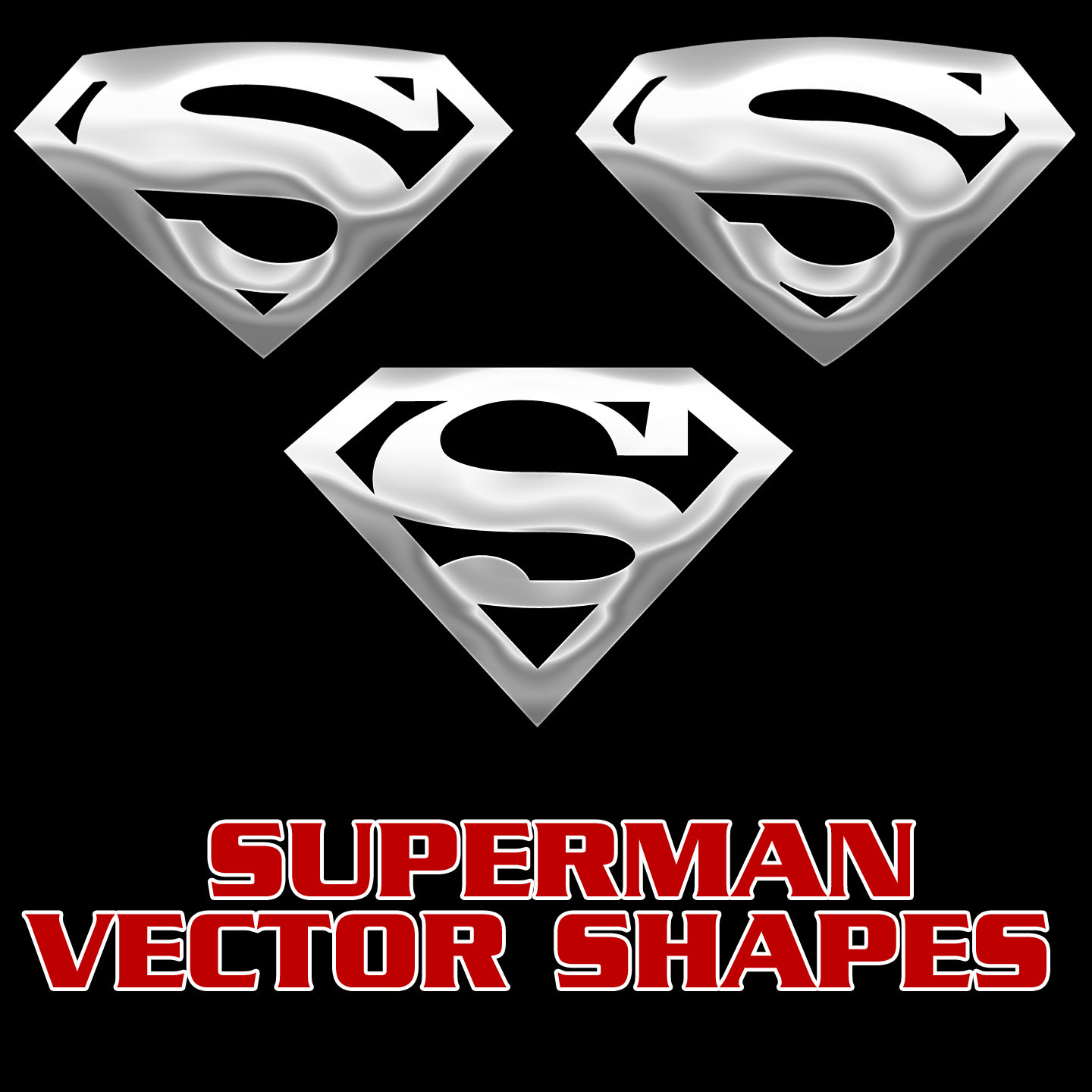 1440x1440 Superman Vector Shapes By Retoucher07030
