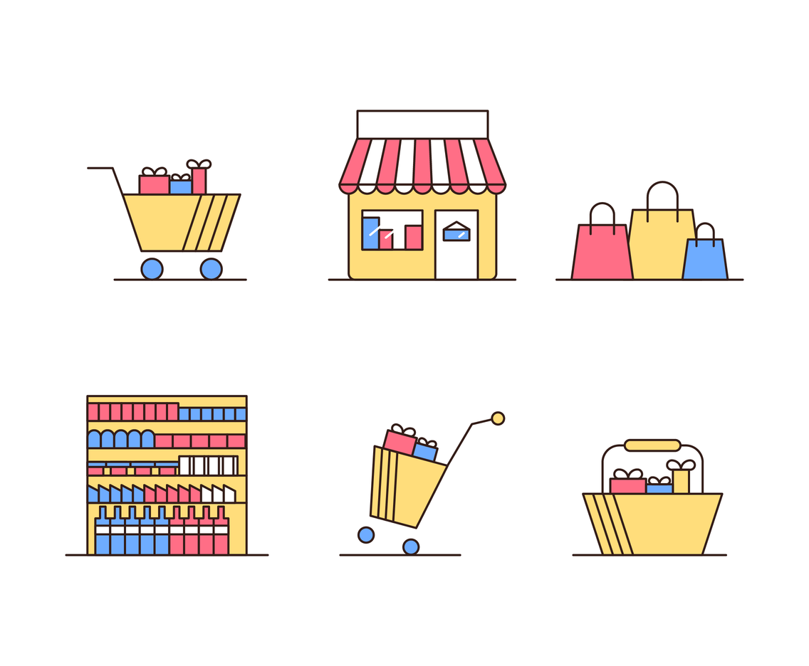 1136x936 Supermarket Icon Vector Vector Art Amp Graphics