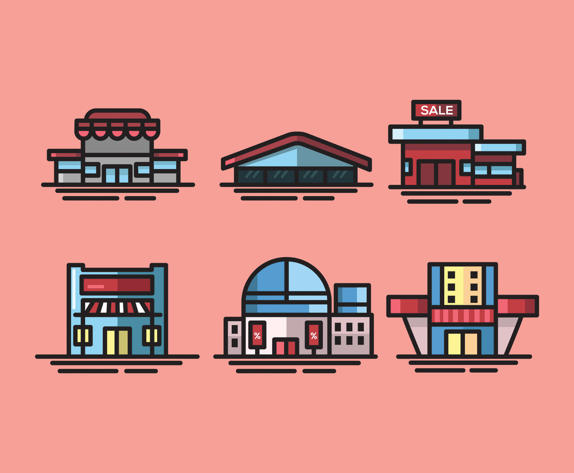 1136x936 Supermarket Vector Pink Background Vector Art Amp Graphics