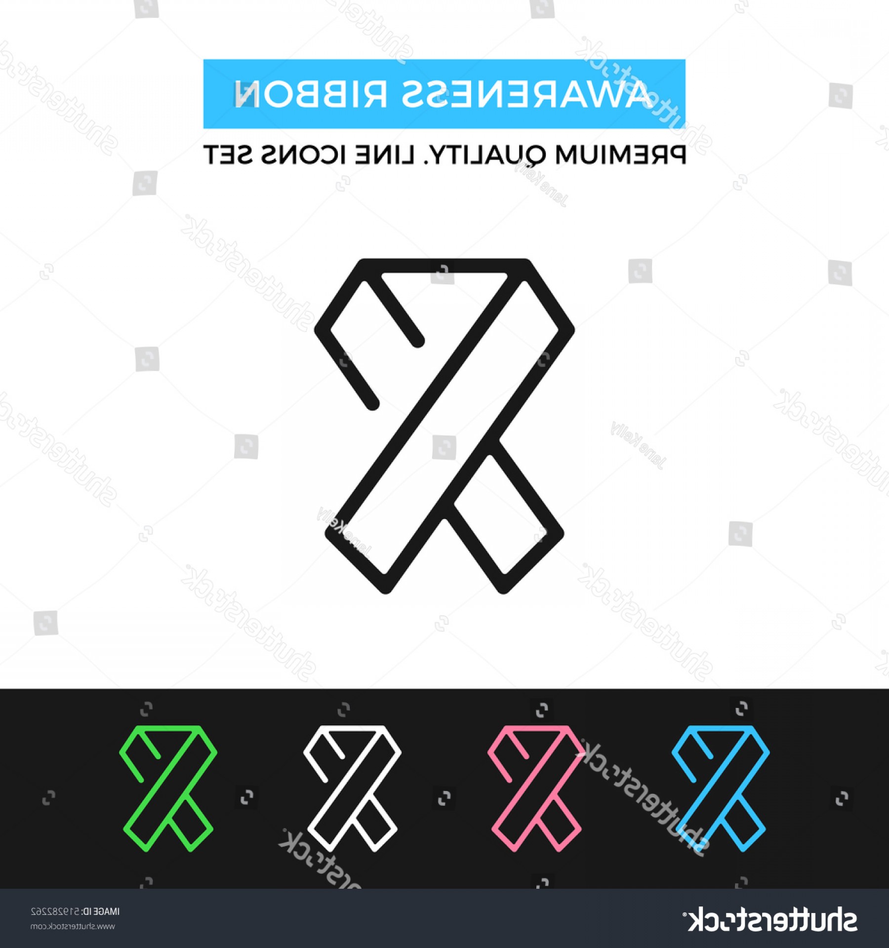 1800x1920 Awareness Ribbon Vector Art Outline Shopatcloth