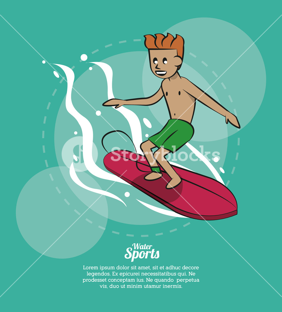 905x1000 Water Sports Infographic Surf Vector Illustration Graphic Design