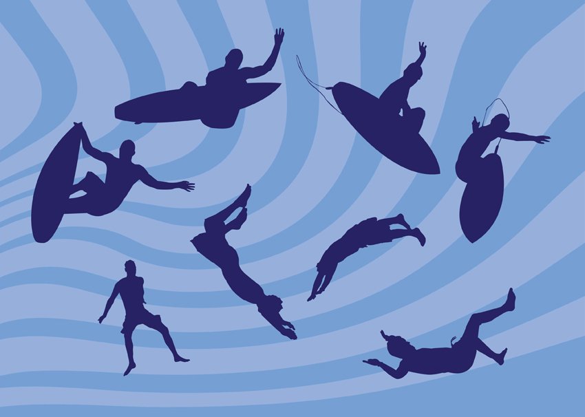 850x606 Free Surf Vectors Vector Art Amp Graphics