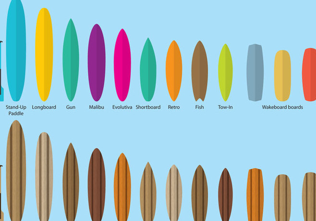 632x443 Surf Board Vectors Free Vector Download 343675 Cannypic