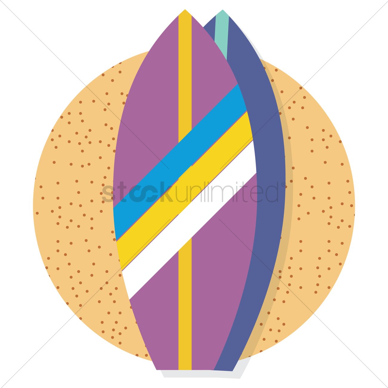 1300x1300 Free Surfboard Vector Image