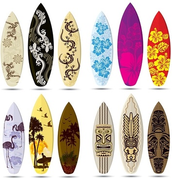 354x368 Surf Board Vector Free Vector Download (2,206 Free Vector) For