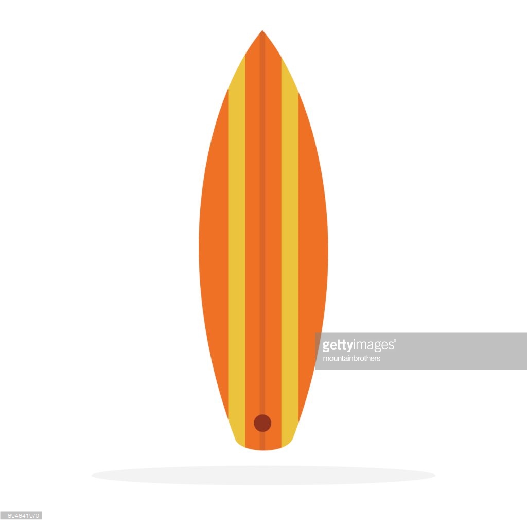 1024x1024 Surfboard Vector Clip Art