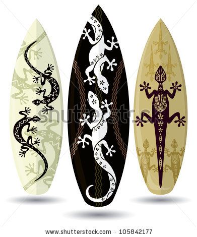 391x470 Vector Download Vector Surf Boards ( Tattoo Design )