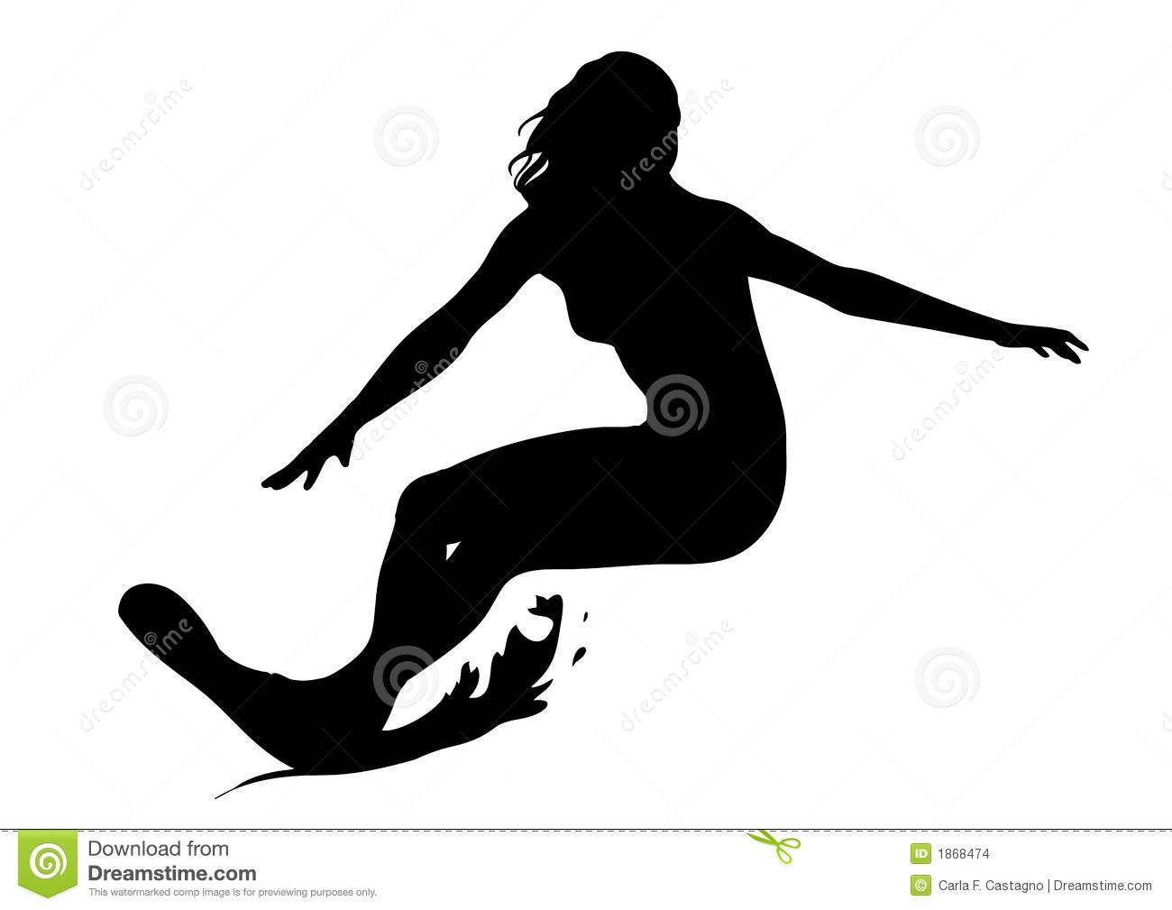 1300x1009 Surfer Clipart Silhouette