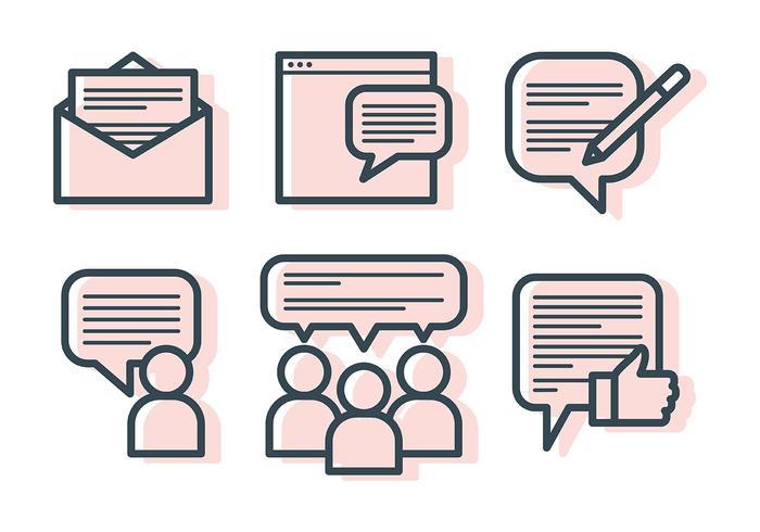 700x490 Testimonials Vector Icons