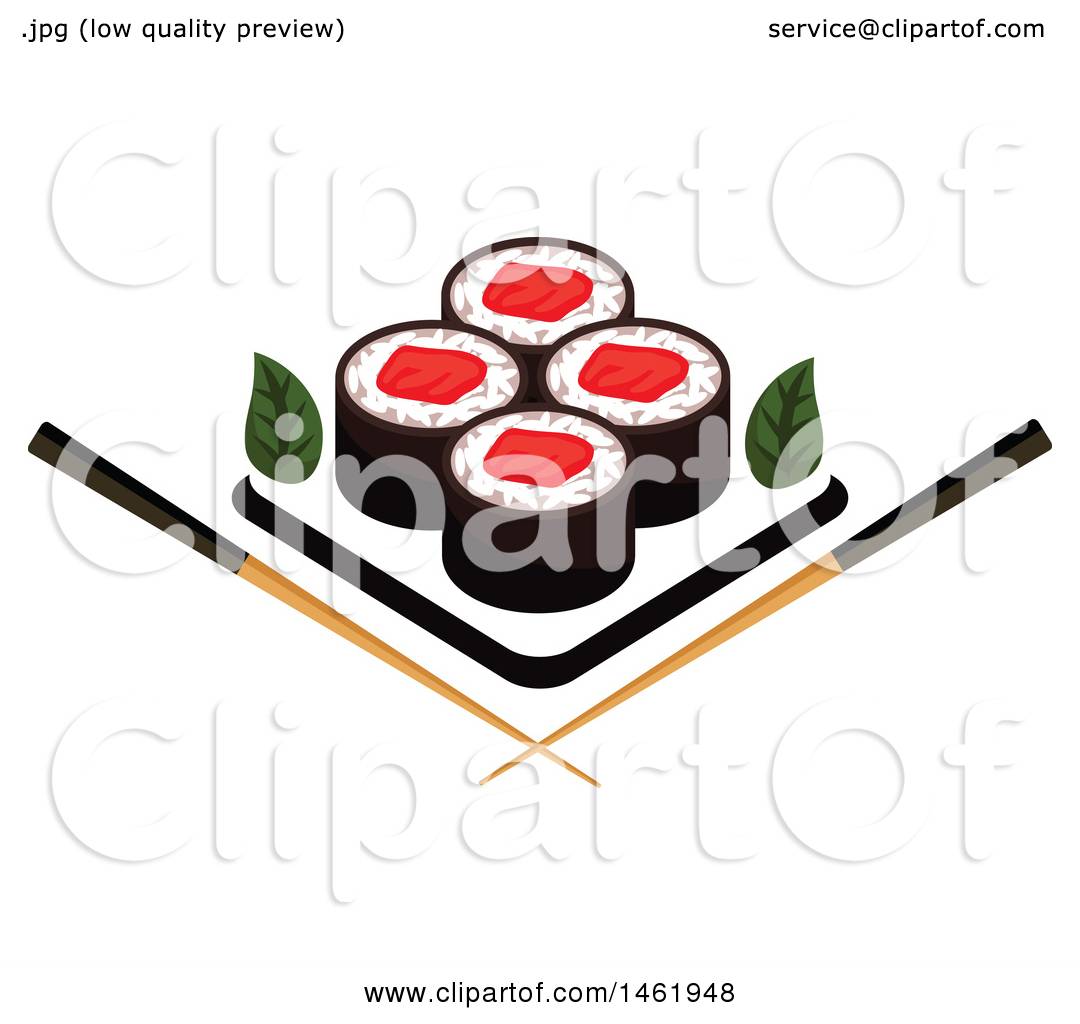1080x1024 Clipart Of A Sushi Roll Design