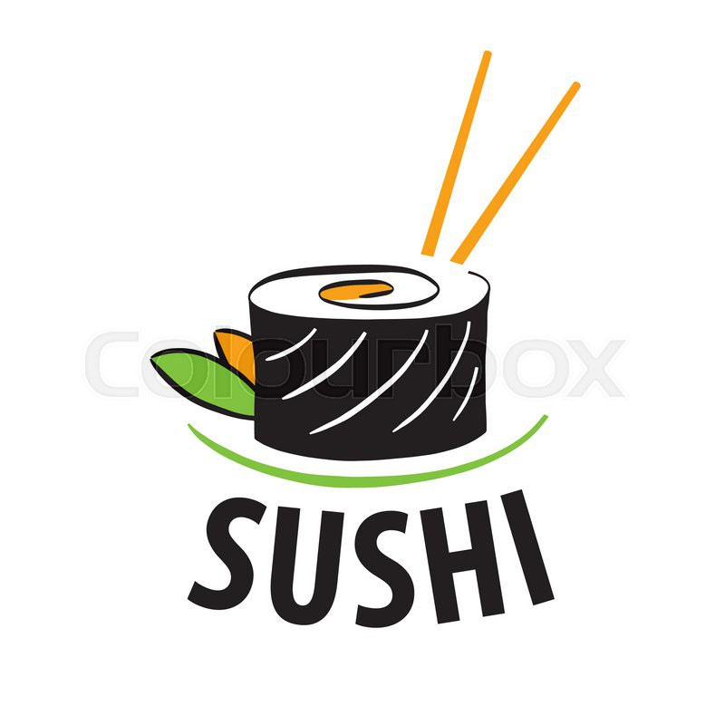 800x800 Vector Logo Japanese Food Sushi Stock Vector Colourbox