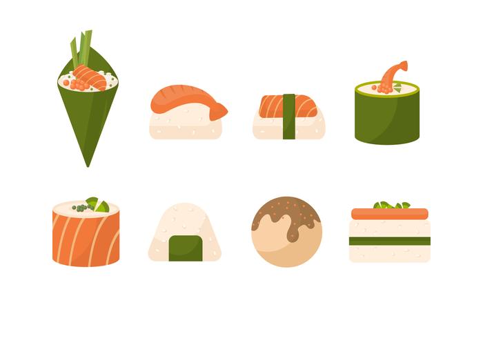 700x490 Free Sushi Vector Collection