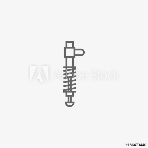 500x500 Car Suspension Vector Icon