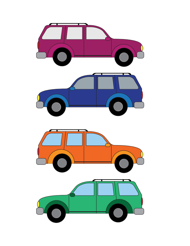 618x800 Suv Cars Free Vector 4vector