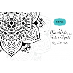 250x250 Namaste Mandala Svg. Namaste Lotus Vector Clipart. Yoga Svg
