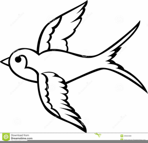 300x290 Swallow Clipart Black Bird