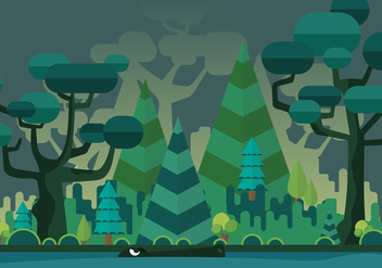 352x247 Swamp At Night Background Free Vector Download 406575 Cannypic