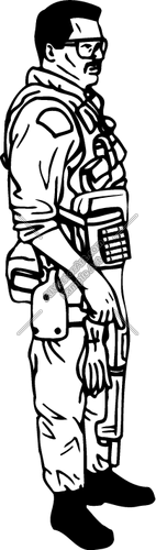 142x500 Swat Team Man Clipart And Vectorart Occupations