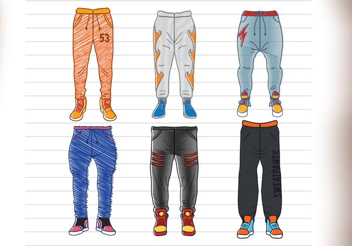 700x490 Sweatpants Vector