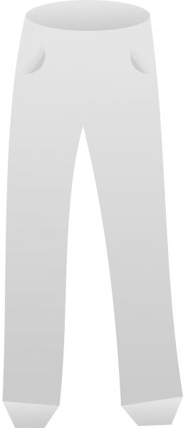 257x600 Vector Image Of White Sweatpants
