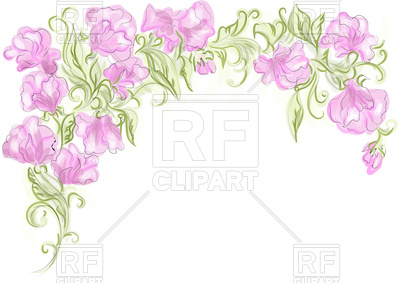 400x283 Sweet Pea Vector Image Vector Artwork Of Plants And Animals