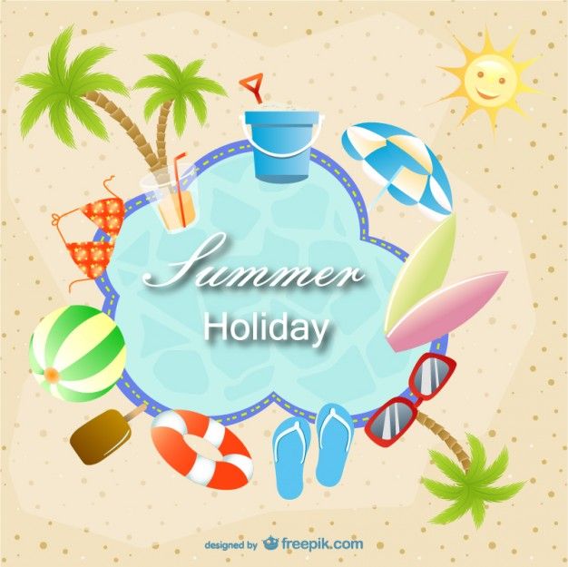 626x625 Summer Swimming Pool Vector Background Designs In 2018