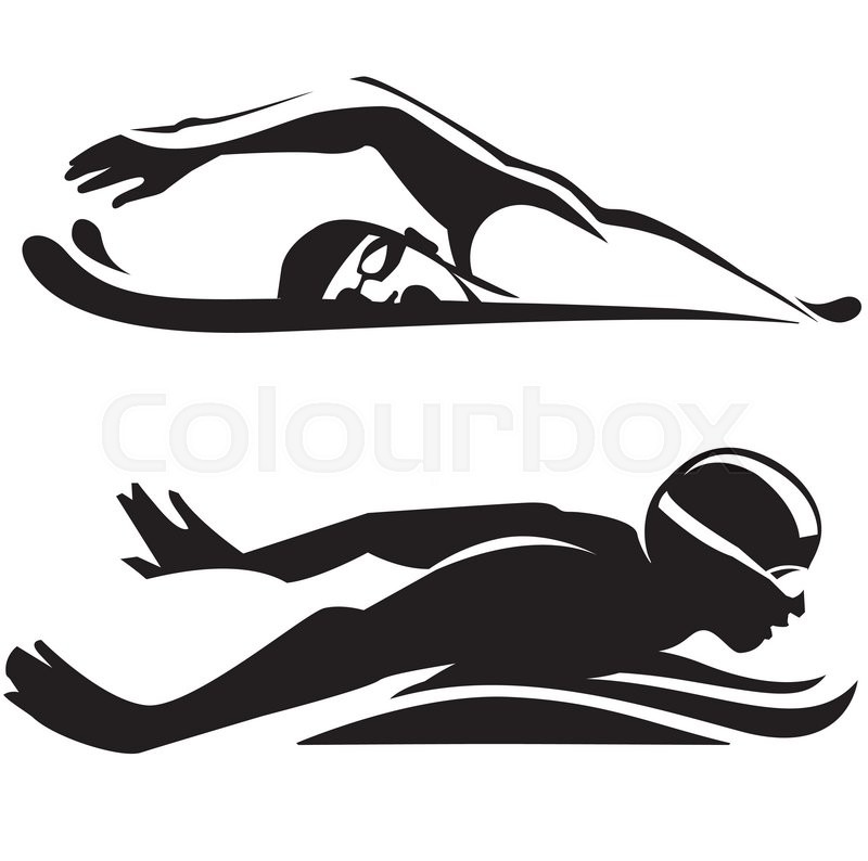 800x794 Sport Swimming. Vector Collection Stock Vector Colourbox
