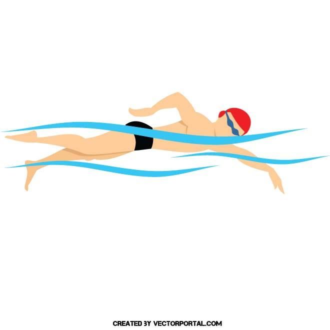 660x660 Swimming Vector Illustration. Sports Free Vectors In 2018