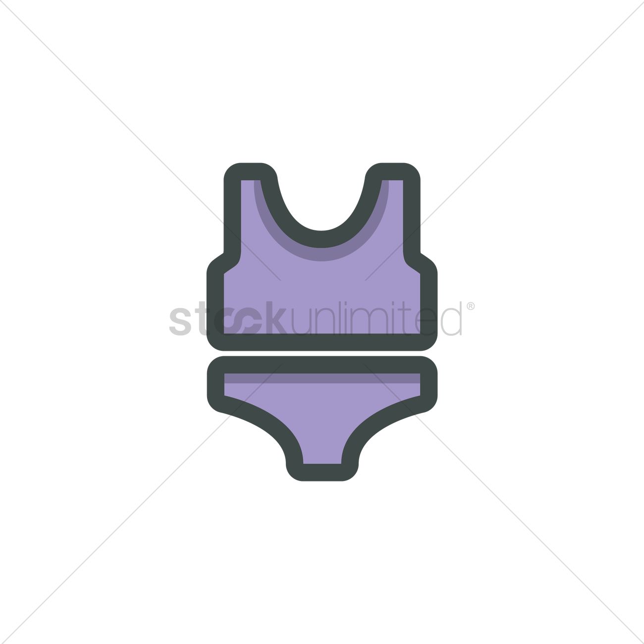 1300x1300 Swimsuit Vector Image