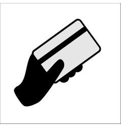238x250 Hand Holding A Credit Card Royalty Free Vector Image With Regard